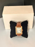 Cartier Tank Style – Gold & Brown