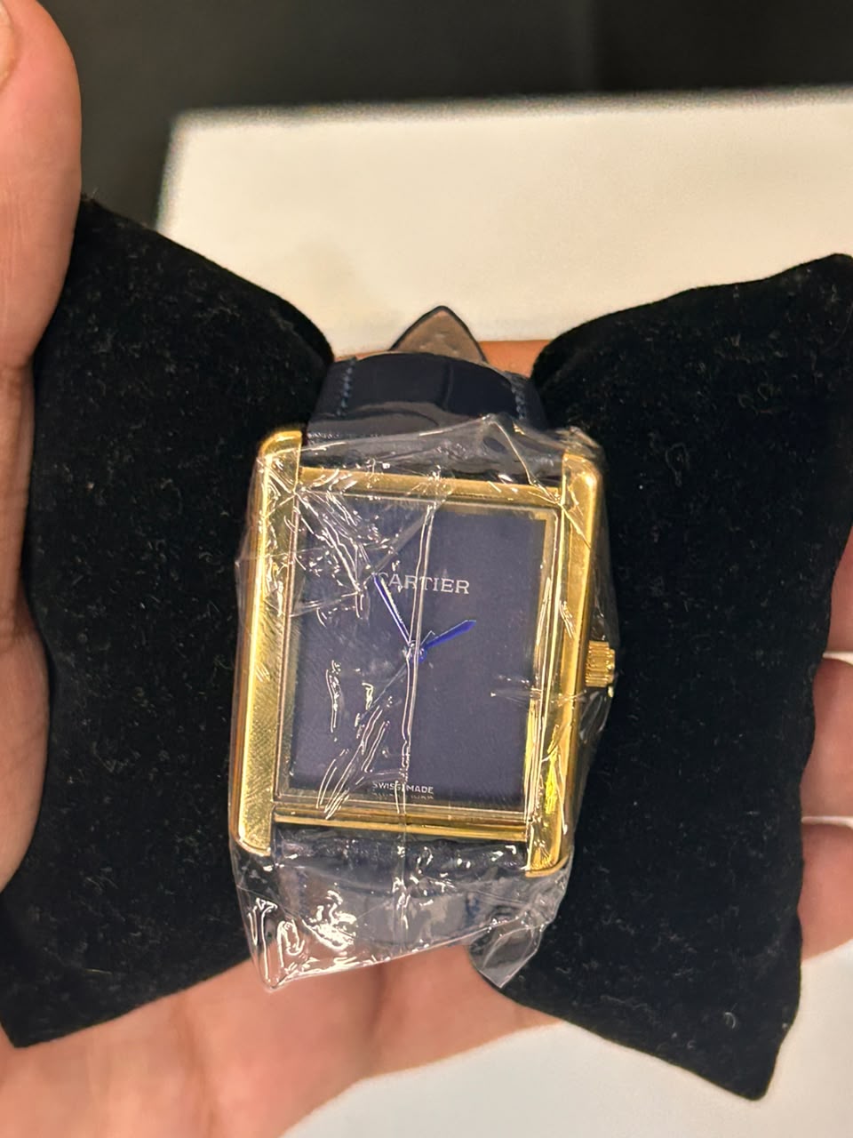 Cartier Tank Style – Gold & Black