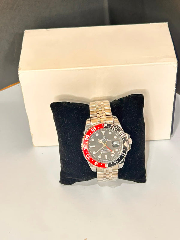 Rolex GMT Master Style – Red & Black