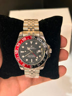 Rolex GMT Master Style – Red & Black