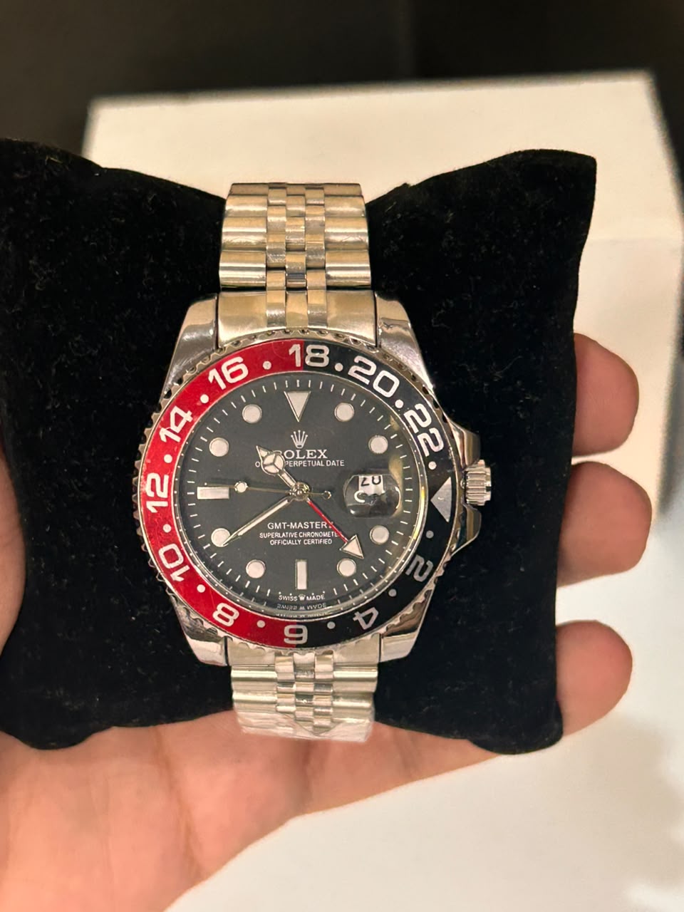 Rolex GMT Master Style – Red & Black